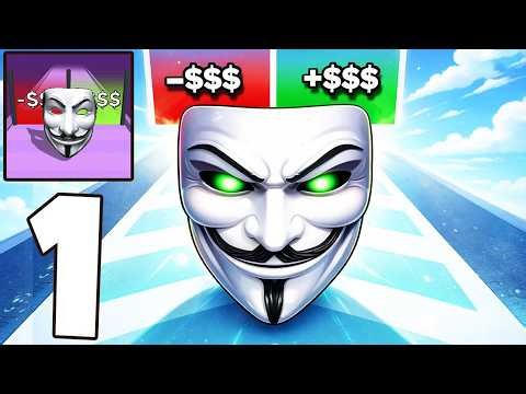 🎭Mask Evolution 3D Gameplay Walkthrough Part 2 Collect Masks & Evolve Forward (Android,iOS)