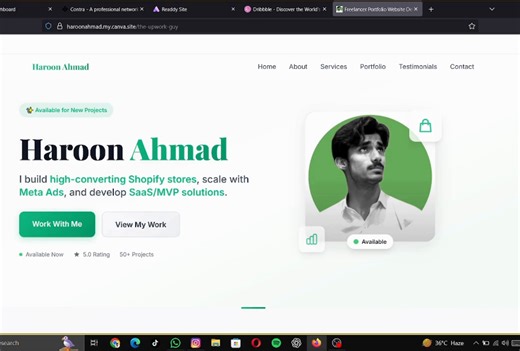 Protfolio Website Using AI