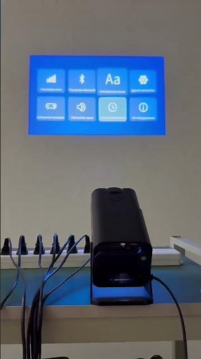 4K Mini Projector LED 1080P WiFi Bluetooth 5.0 Portable For Home Office Theater