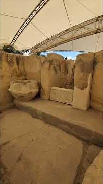 Visiting the incredible Neolithic Artwork at the Tarxian Temple in Malta