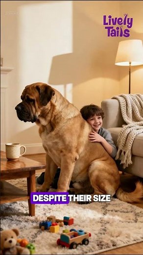 The Largest Dog Breed in the World: The Massive English Mastiff 🐶💥