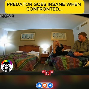 Predator goes INSANE when confronted | Harmony Bray