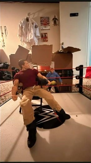 CENA WANTS TO FIGHT AND GETS ONE #stopmotion #wwe #wrestlingfuture #figures #figureitout