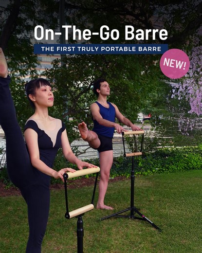 52K views · 14 reactions | Ready when and where you need Workout, stretch and practice ballet anywhere. Shop the new OTG (On-The-Go) Barre. Enjoy a 10-year warranty.. Workout, stretch and practice ballet in any space with the new OTG (On-The-Go) Barre. | VitaBarre | Facebook