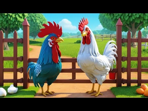 Rooster Guards the Morning Gate | Funny and Cute Kids Nursery Rhyme Animation