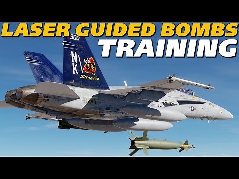 DCS F/A-18C Hornet Basic Laser Guided Bombs Training