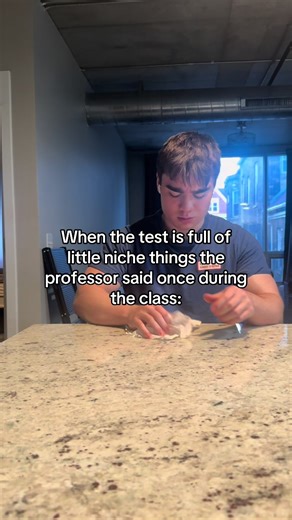 Like just give us a study guide bro😭… #school #college #test #professor #class