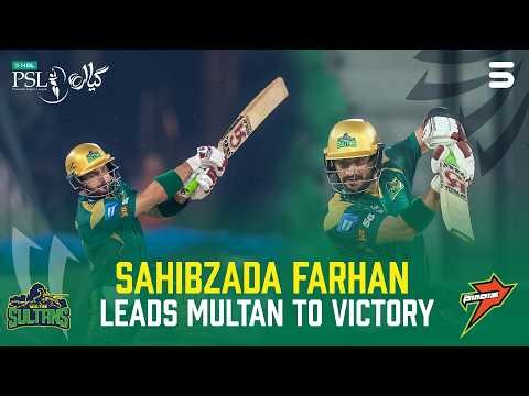Epic Innings 68 Runs by Sahibzada Farhan | Multan Sultans vs Rawalpindiz | M 14 | HBL PSL 11 | MZB1T