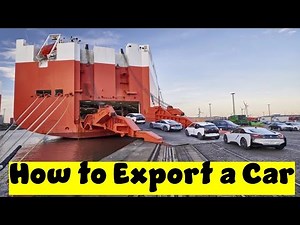 How to Export a Car Out of the United States (by Yourself)
