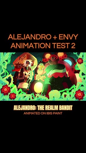 II #OC II Alejandro Envy animation test! “Looking into a portal” howdy yall! Thank you so much for the kind words on my last animation test, I’m having so much fun learning the basics! I’m hoping I can start to do more complicated animations soon but now I’m gonna put my focus on better tweening animations II #originalcharacter #alejandrotherealmbandit #cowboys #animation