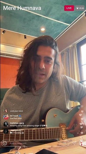 Bye Bye Auto Tune 👋 : Instagram Live #merehumnava #jubinnautiyal