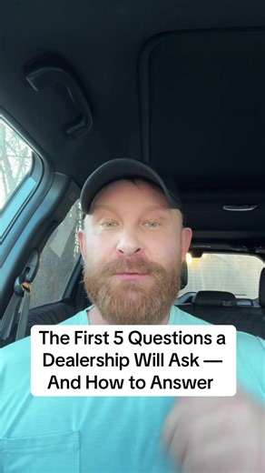 The first five questions you should ask at the dealership and how to answer them. #negotiation #buyingacar #carbuyingtips #carbuyingmadeeasy #dealership