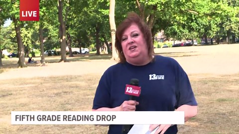 What is the fifth grade reading drop?