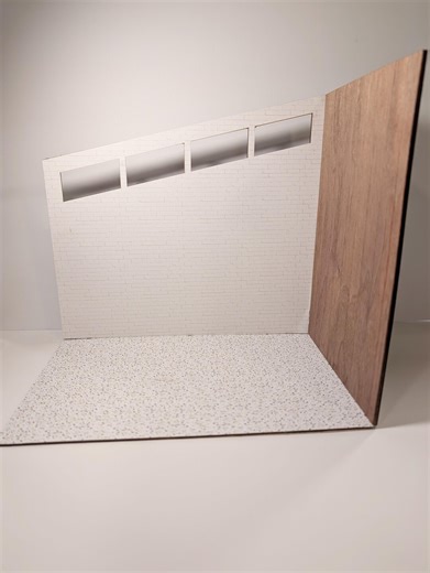 2-sided Room Box Kit Mid-century Modern: DIY Unfinished Miniature Dollhouse - Etsy