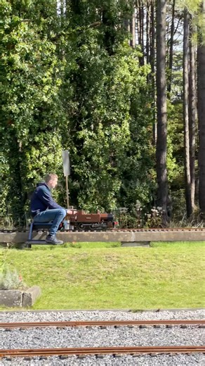 Simplex Tank Engine RACING Along! 🚂💨 #miniaturerailway #steam