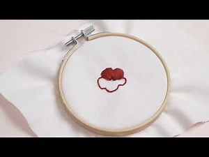 Broderie : passé plat - vidéo tuto