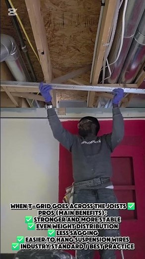 Proper T-Grid Layout for Drop Ceilings Explained