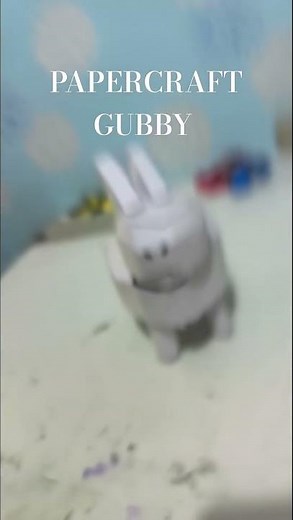 PAPERCRAFT GUBBY!!(template by ‪@milanfh‬)| #gubby #mafioso #forsaken #papercraft #papermodel