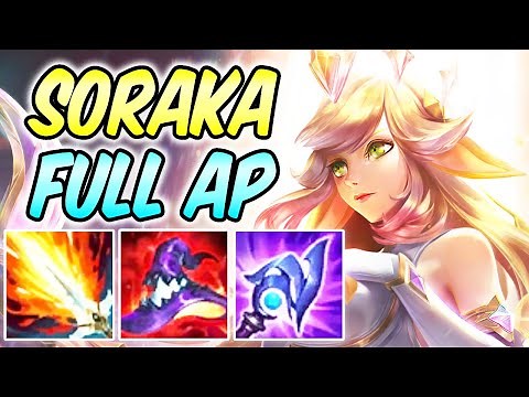 FULL AP SORAKA MID ONE SHOT - Prestige Star Guardian Soraka | Build & Runes | League of Legends