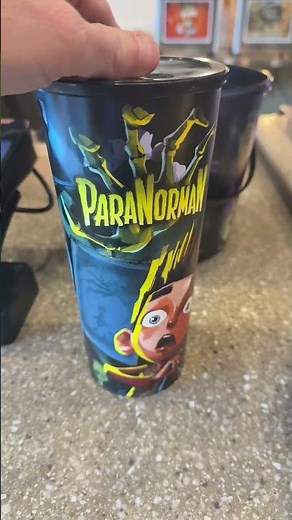 Quick look at the ParaNorman regal popcorn movie bucket and special edition cup