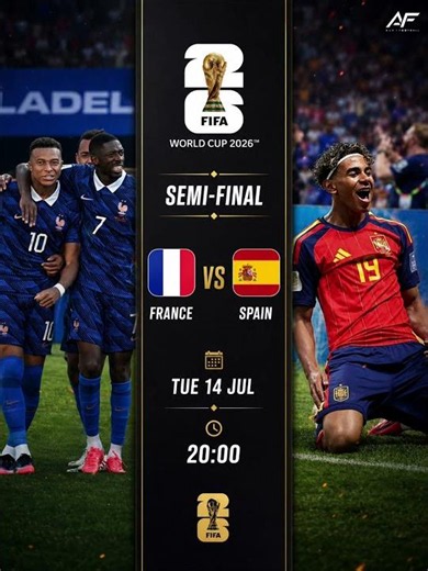 🚨🚨BREAKING: Confirmed World Cup semifinal matchup France 🇫🇷 vs Spain 🇪🇸 Who wins this one?