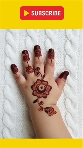 Easy kids mehndi designs 2026|kids mehndi designs|simple mehndi |#short