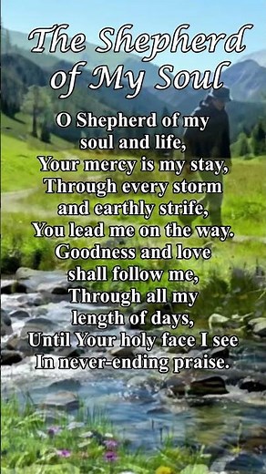 The Shepherd of My Soul, Psalm 23 Like You've Never Heard It! #Psalm23