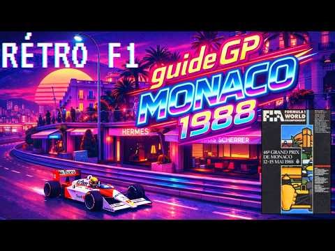 Rétro F1 - découvrons le guide du grand prix de Monaco 1988 !