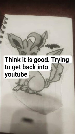 leafeon drawing #drawing #pokemon #art #fyp