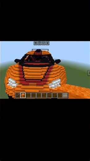 MINECRAFT LAMBORGHINI CAR BUILD🏎️ #minecraft #shorts #viral #trending