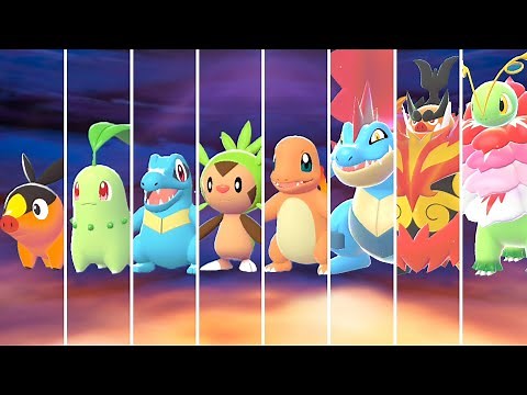 Pokémon Legends Z-A - All Starters Evolutions