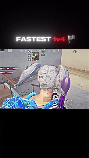 FASTEST 1V4 🏴 #bgmi #codm #pocox3promontage #battleroyalegame #codmobile #settingpocox3pro