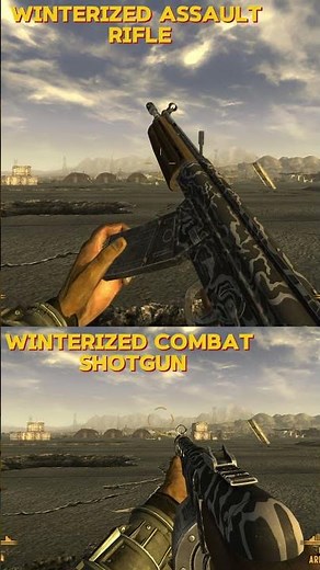 Guns And Friends weapon showcase : winterized assault rifle and winterized combat sho