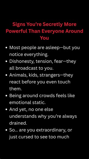 Signs You’re Secretly More Powerful Than Everyone Around You