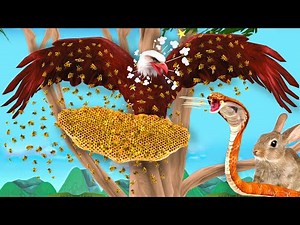 विशाल ईगल पक्षी जाल मधुमक्खी और सांप Giant Eagle Bird Trap and Snake Story Hindi Kahaniya