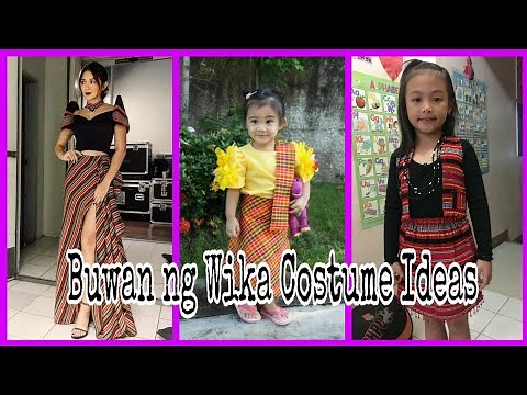 BUWAN NG WIKA COSTUME IDEAS #buwanngwika #costume #ideas