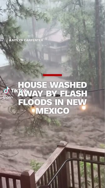 At least three people, including two children, were killed in a mountain village in southern New Mexico, after monsoon rains triggered flash flooding on Tuesday, officials said. Video shows a home in Rio Ruidoso being washed away by what authorities described as “record-breaking” floodwaters. Emergency crews carried out at least 85 swift water rescues in the Ruidoso area, including of people who were trapped in their homes and cars, said Danielle Silva of the New Mexico Department of Homeland Se