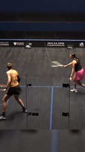 Check out SJ’s brilliant execution of a cross-court cut ball—pure perfection! 👏 Her side-on setup screams “straight,” but it’s the late snap of her wrist that does all the damage. 💡 This shot is a great shot to have in your arsenal. Focus on your setup to sell the straight drive, but ensure you have a strong wrist position and can generate racket head speed. The key is to cut the ball sharply into the opposite front corner, keeping it low and avoiding a bounce off the sidewall. | SquashSkills