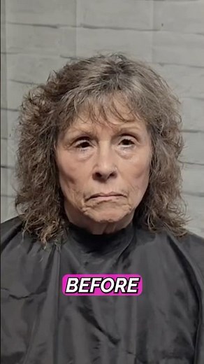 The Most Incredible Gray Hair Transformation Ever 😱#hairtransformation #glowup