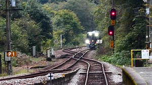 四国のスイッチバック秘境駅 坪尻駅　土讃本線