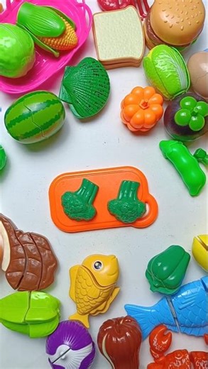 Asmr Cutting Plastic Broccoli