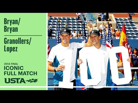 100th TITLE! | Bryan/Bryan vs. Granollers/Lopez Iconic Full Match | 2014 US Open Final