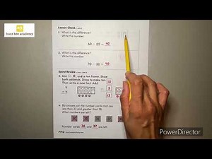 Go Math: 1st Grade Chapter 8.3 Homework and Practice Common Core Math: Subtract Tens
