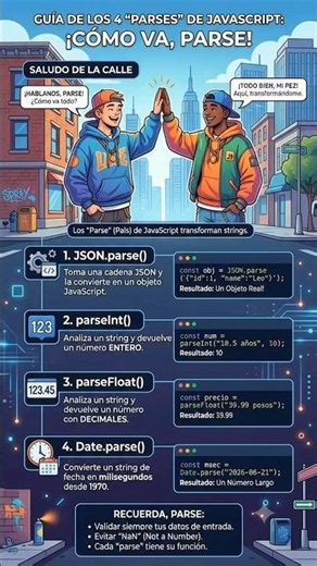 ¿Conoces los 4 métodos "Parse" esenciales en JavaScript?