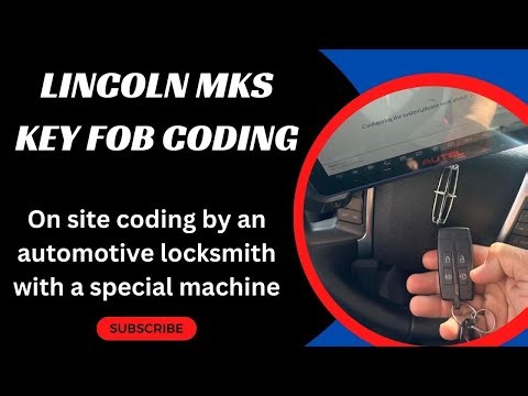 2013 Lincoln MKS Key Fob Program by a Locksmith #Lincolnkeyprogram #programLincolnkeyfob #Lincolnkey