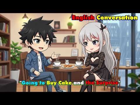 Real Life English Conversation: "Going to Buy Cake and the Surprise" | Daily Practice
