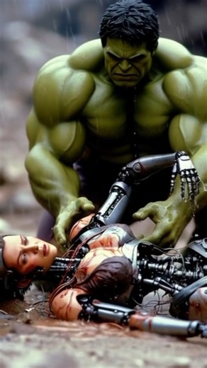 Hulk Fixed the Broken Robot… He Never Expected This 😭🤖💚