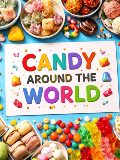Discover traditional candies from different countries around the world. Learn what candy is, how it is eaten, and how each culture creates unique sweet treats. From Japan to Mexico, from Europe to Asia, this video explores sweet traditions across cultures. Perfect for students, food lovers, and global culture fans FoodTok #Foodie #TasteTheWorld #SnackLovers #viralfood