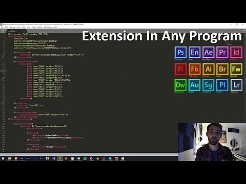 Adobe Extension Tutorial: Extension In Any Program