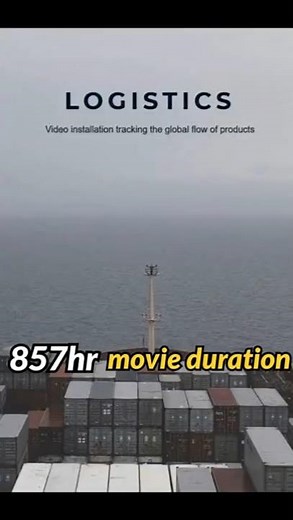 World’s Longest Movie Ever! 😱 857 Hours Non-Stop | Logistics Movie Facts #Shorts
